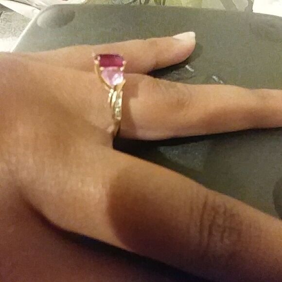 10kg 2 small side diamond's and 2 rubies - Picture 6 of 8